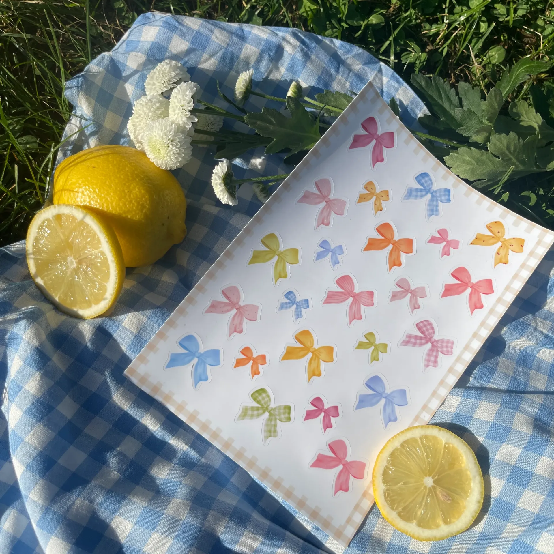 Planche de stickers - Petits noeuds